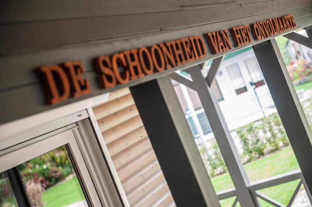 Prachtige Chalet Wabi Sabi Aan Het Water! Geel Exteriér fotografie